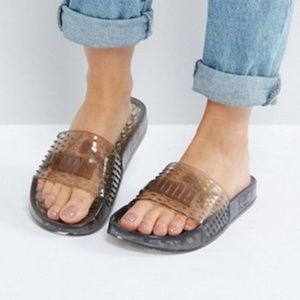 clear fenty jelly slides